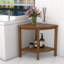 Banc de douche en bois 15,8 "l-422193719