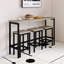 Ensemble de table de salle à manger 60,2 "moderne 4 pièces avec 3 chaises-860268067