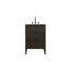 Meuble-lavabo simple 24 po en chêne chocolat-849997507-849997516