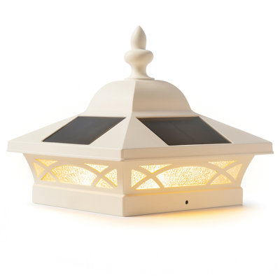 6x6 Coventry Solar Post Cap - White