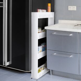 1pc Freestanding Small Storage Cart, Suitable For Kitchen, Bathroom And  Bedroom Snack Organizer