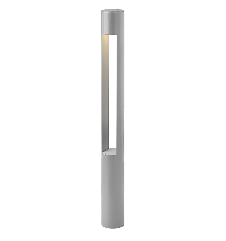 Atlantis Line Voltage Integrated LED Bollard Light, Titanium