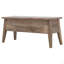 Banc de rangement en bois massif