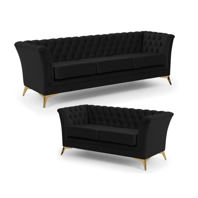 Whitby 2 - Piece Velvet Living Room Set