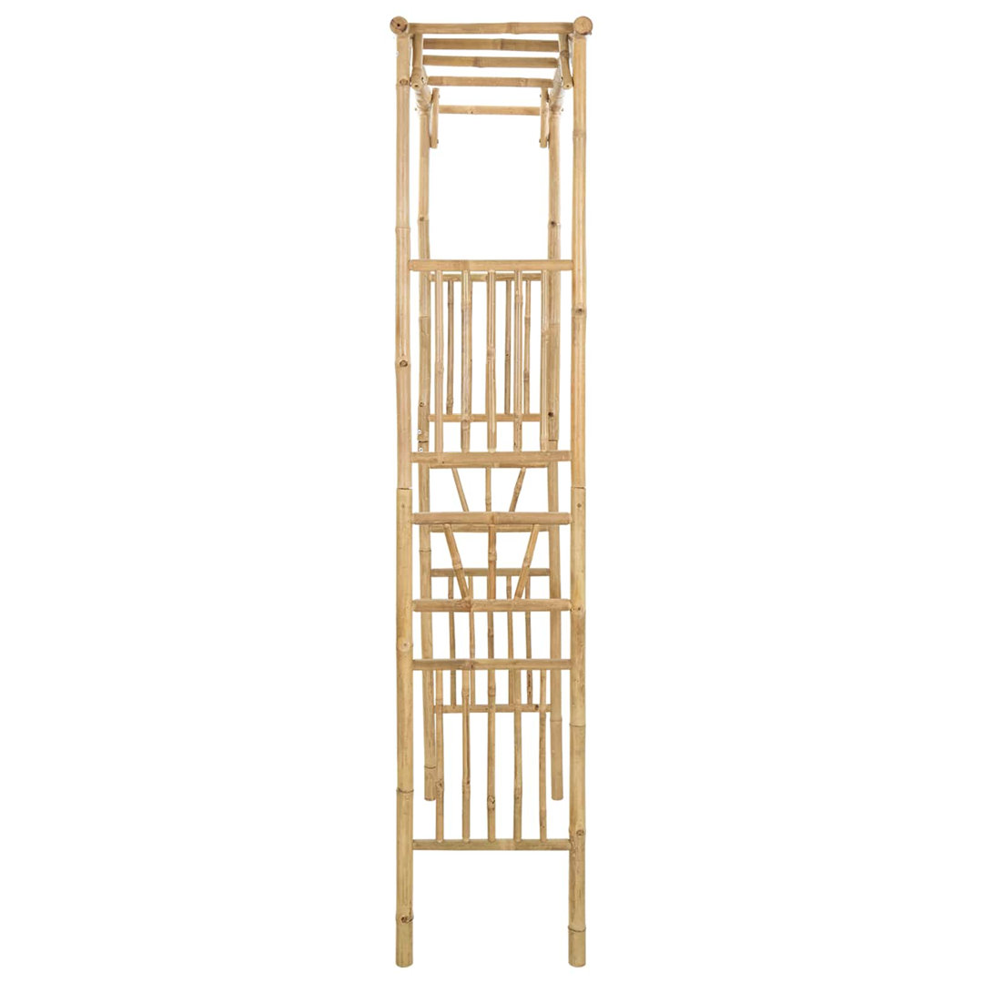 vidaXL Garden Arch Natural Bamboo Modern Archway Structure Outdoor Decor