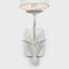 Amalfi 15" Sconce in Plaster White with Linen Shade