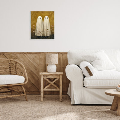 Plaque murale «Old World Ghost Couple», conception par Arlington Prints