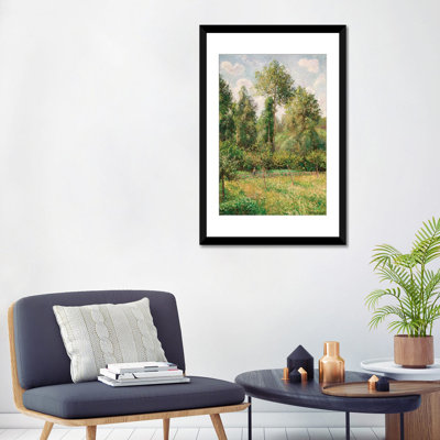 " Poplars, Eragny " by Camille Pissarro