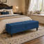 Banc de lit 59 po avec rangement bleu-131203654