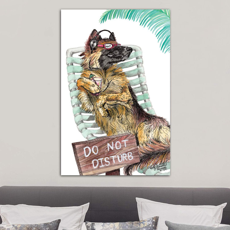 Lounge In The Sun by Holly Simental - Wrapped Canvas Print, 101.6 cm H x 66.04 cm W x 1.91 cm D