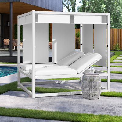 Méridienne d'extérieur en aluminium Pangea Home Madelina