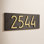 Mid-Century Modern Address Plaque