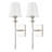 6.5'' H X 6.3'' W White Fabric Empire Light Shade