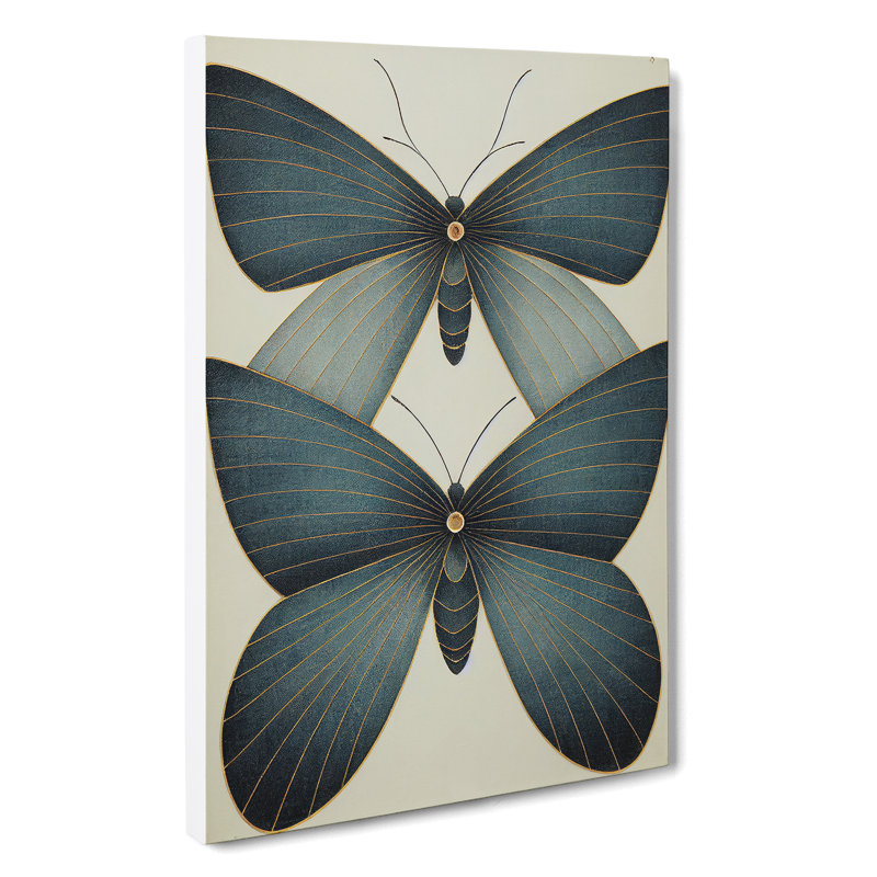 Splendid Butterflies - Wrapped Canvas, 76cm H x 50cm W x 3cm D