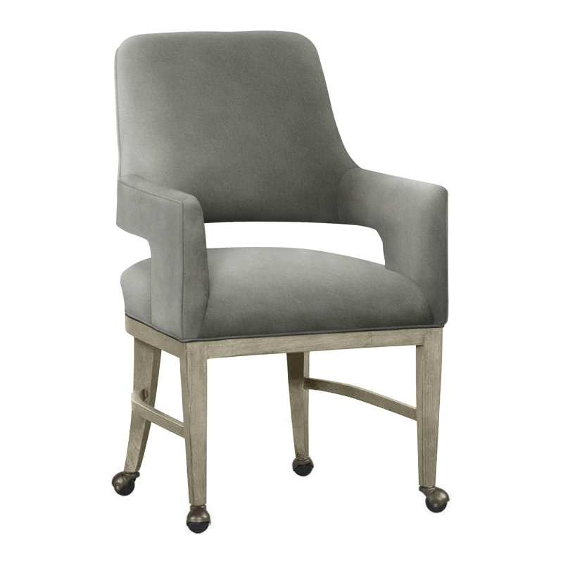 Josie Arm Chair, Almond Buff, Pewter (9953 65)