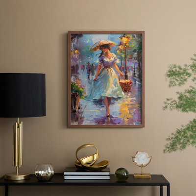«WOMEN Series DCCCxxxxx», reproduction encadrée - bois massif
