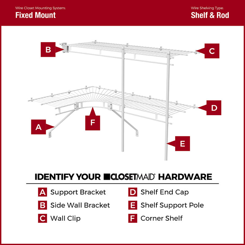 72" W X 16" D Ventilated Wire Shelf