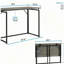 Bureau pliant peu encombrant, gris