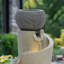 Weather Resistant Floor Fountain with Light