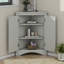 Armoire d'angle avec tablettes et portes réglables-113793376