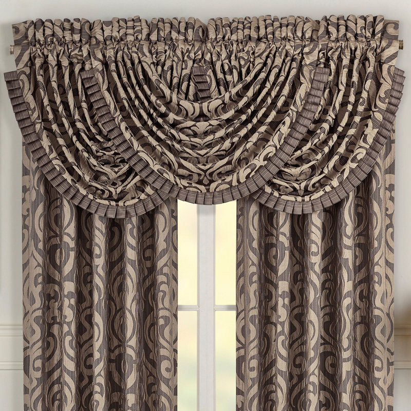 Astoria - Mink Window Waterfall Valance, Mink