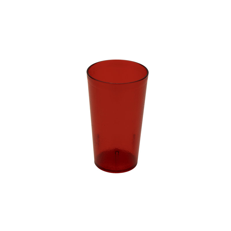 GET Gobelets de restaurant en plastique robustes, Verre à vin, Rouge