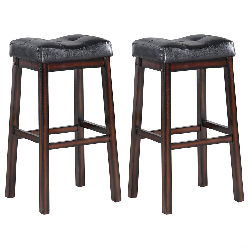 Tabouret de bar rembourré (ensemble de 2)