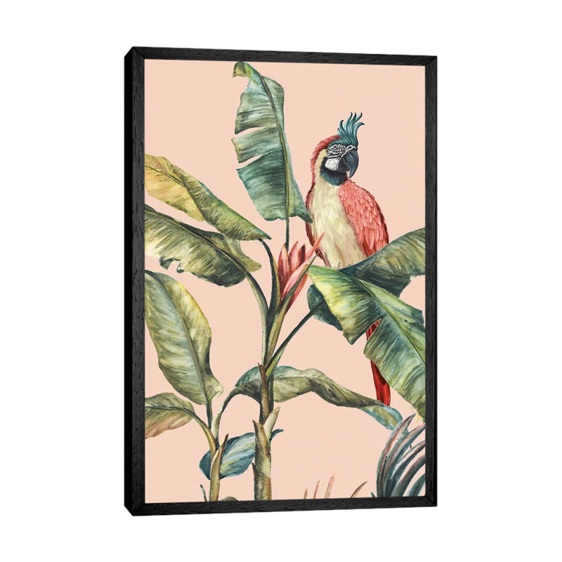 Tropicano II by Eva Watts - Painting on Canvas, Black Framed, 152.5 cm H x 101.5 cm W