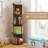 Jadeyn Rotating Bookshelf 4 Tier 360° Revolving Floor Standing Bookcase Corner Organizer Display-210833817