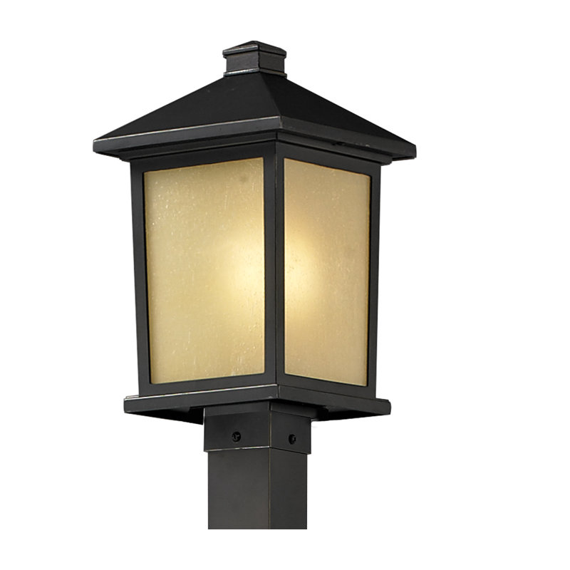 Lampadaire 1 lumière Wabansia, Noir, H 114,5 po x l 10 po