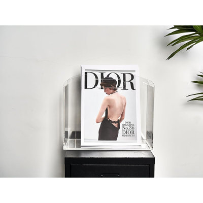 Magazine Rack - Clear Magazine Holder, Newspaper...