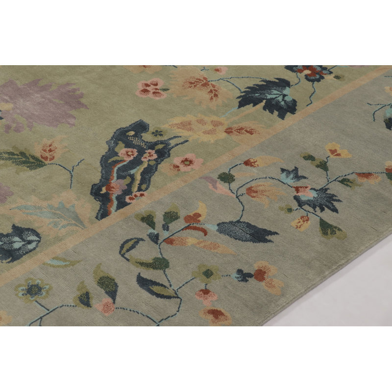 Art Deco Handmade Wool Area Rug