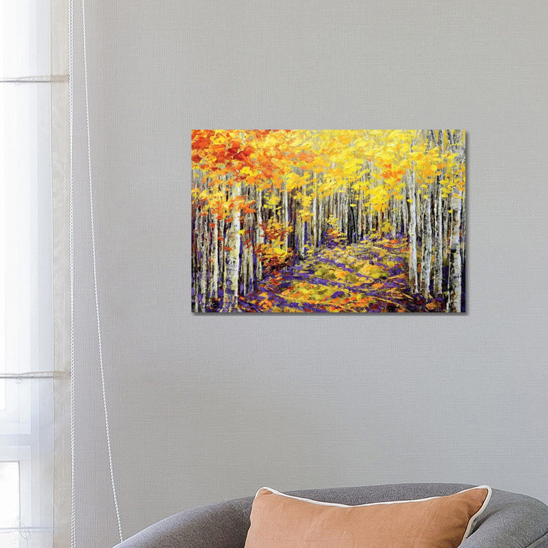 Yellow Brick Road - Wrapped Canvas Painting, 66.04 cm H x 45.72 cm W x 3.175 cm D
