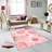 Stylish Woven Carpet, 1% Polyester, .3 in Pile Height | Antibacterial, Non-Slip PVC Felt Dot Underside, Machine Washable | 3D Digital Printing, Durable & Easy to Maintain - Perfect for Any Room-972086307