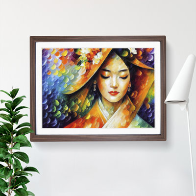 Shimmering Geisha Vol.3 Abstract - Framed Print