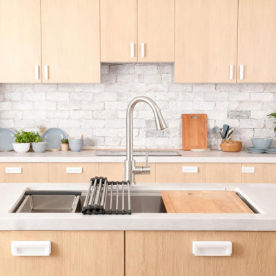 33'' L Single Bowl Stainless Steel Kitchen Sink