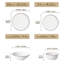 Porcelain China Dinnerware Set 24 Piece - Service for 6-23719100