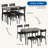 Dining Table Set for 4, Kitchen Table and Chairs for 4 with Upholstered Chairs, 5 Piece Rectangular Kitchen Table Set, Dining Room Table Set for Small Space, Apartment-1022993061
