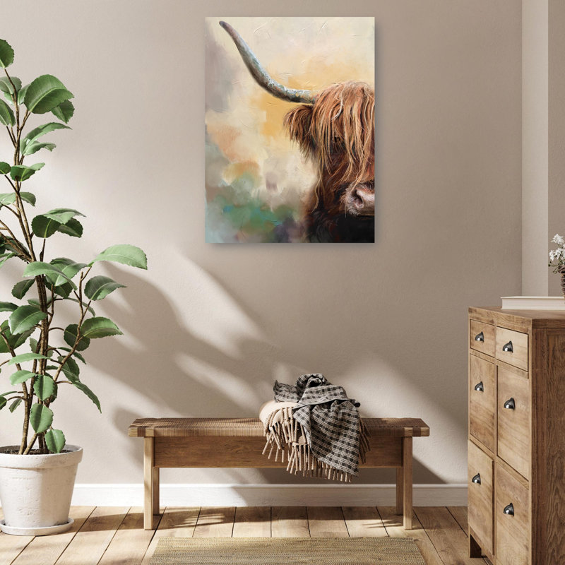 Highland by Studio Arts Canvas Art Print, 24" H x 18" W x 1.5" D