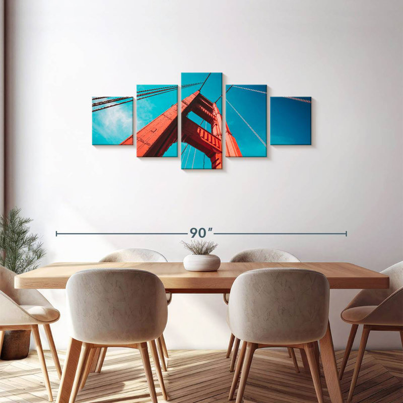 Gate Bridge Cables, 30" H x 68" W