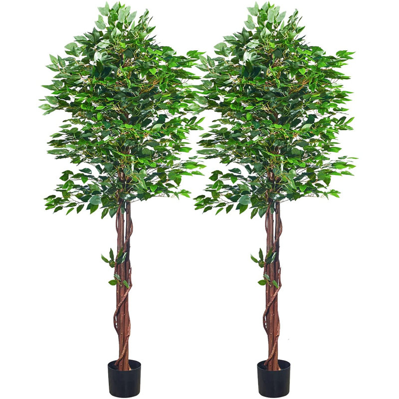 Ficus artificiel en pot par Maydear, H 70 po x l 8 po x P 8 po