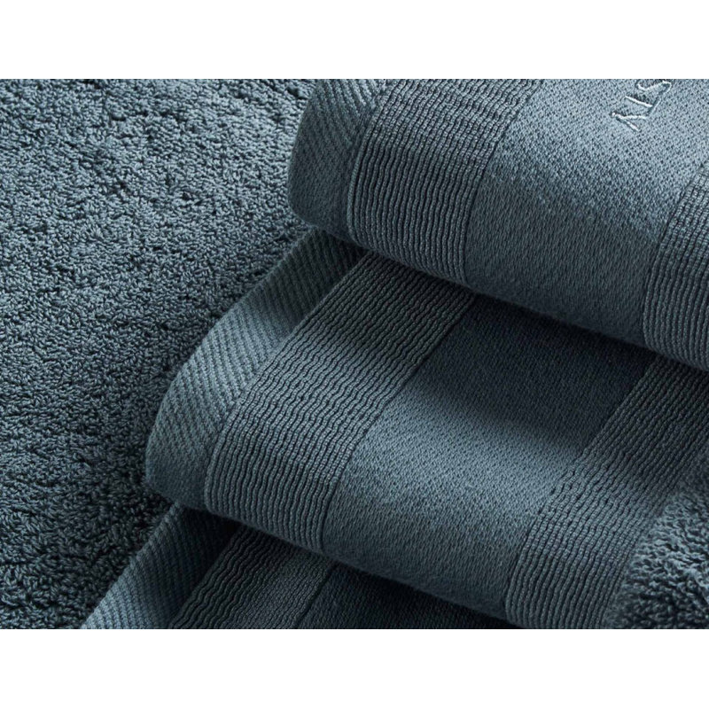 Signature Hand Towel, Slate Blue