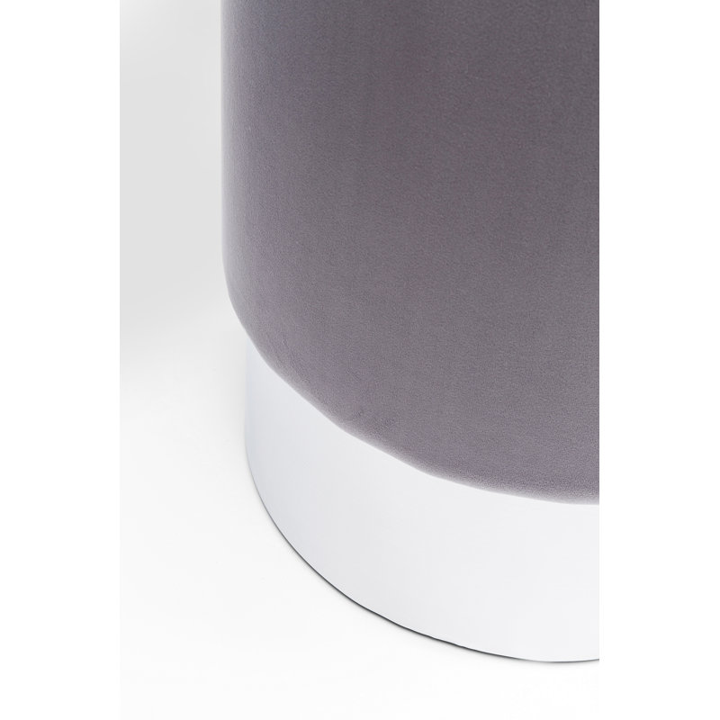 Stool Cherry 35cm, White, Light grey