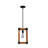 Aalyah 1 - Light Black/Brown Lantern Pendant