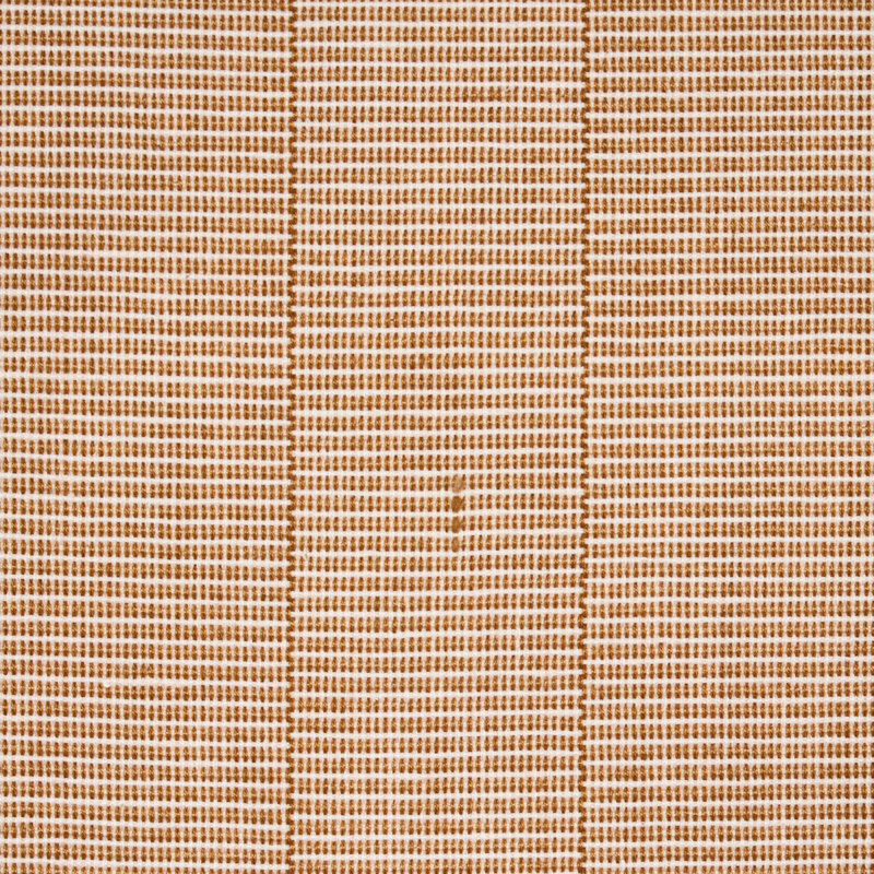 Schumacher x A Rum Fellow Ipala Hand Woven Stripe Fabric, Carmel