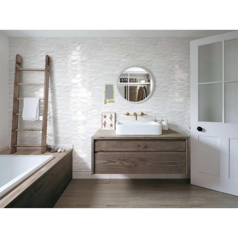 Aluminium Rectangle Mirror, Brushed Brass