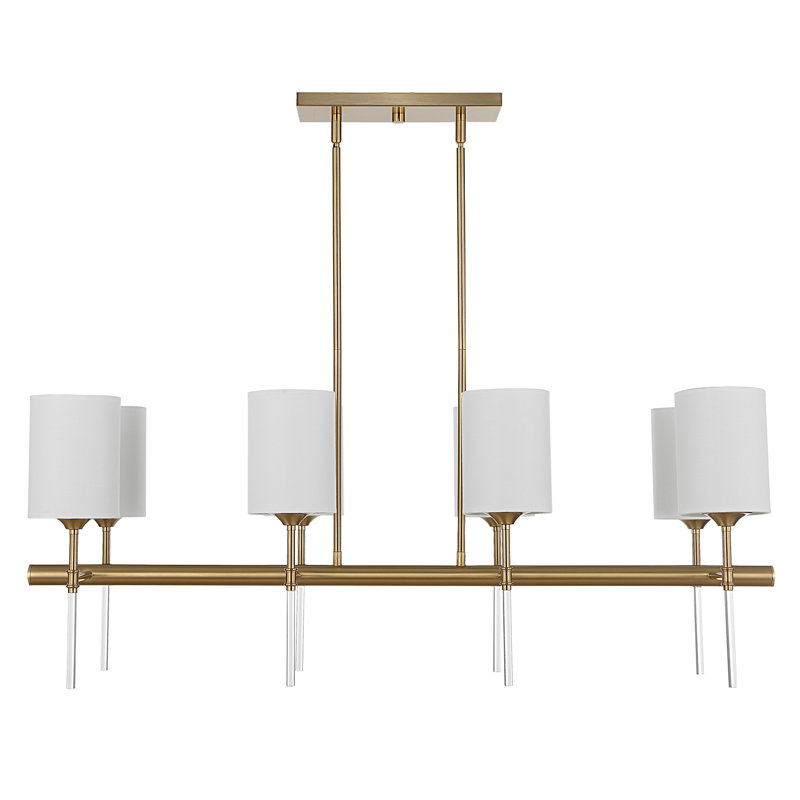 Lustre linéaire 8 lumières Uttermost Awyr