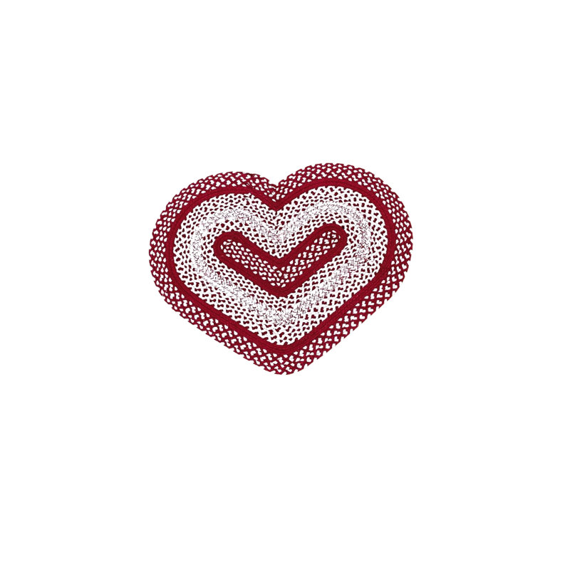 Tapis Carlynne, Rouge / Crème