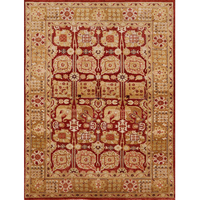 Tapis oriental jaune / rouge Francolin
