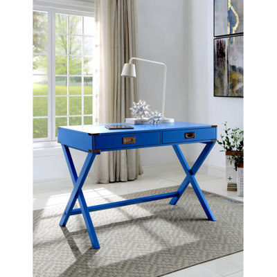 Amenia Blue Finish Writing Desk